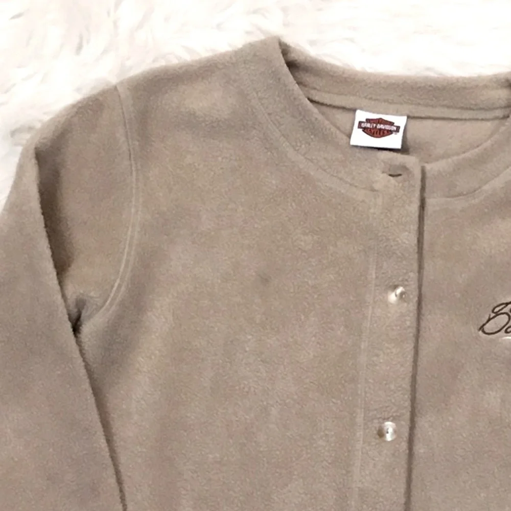 Harley-Davidson chunky button up sweater - Picture 6 of 6